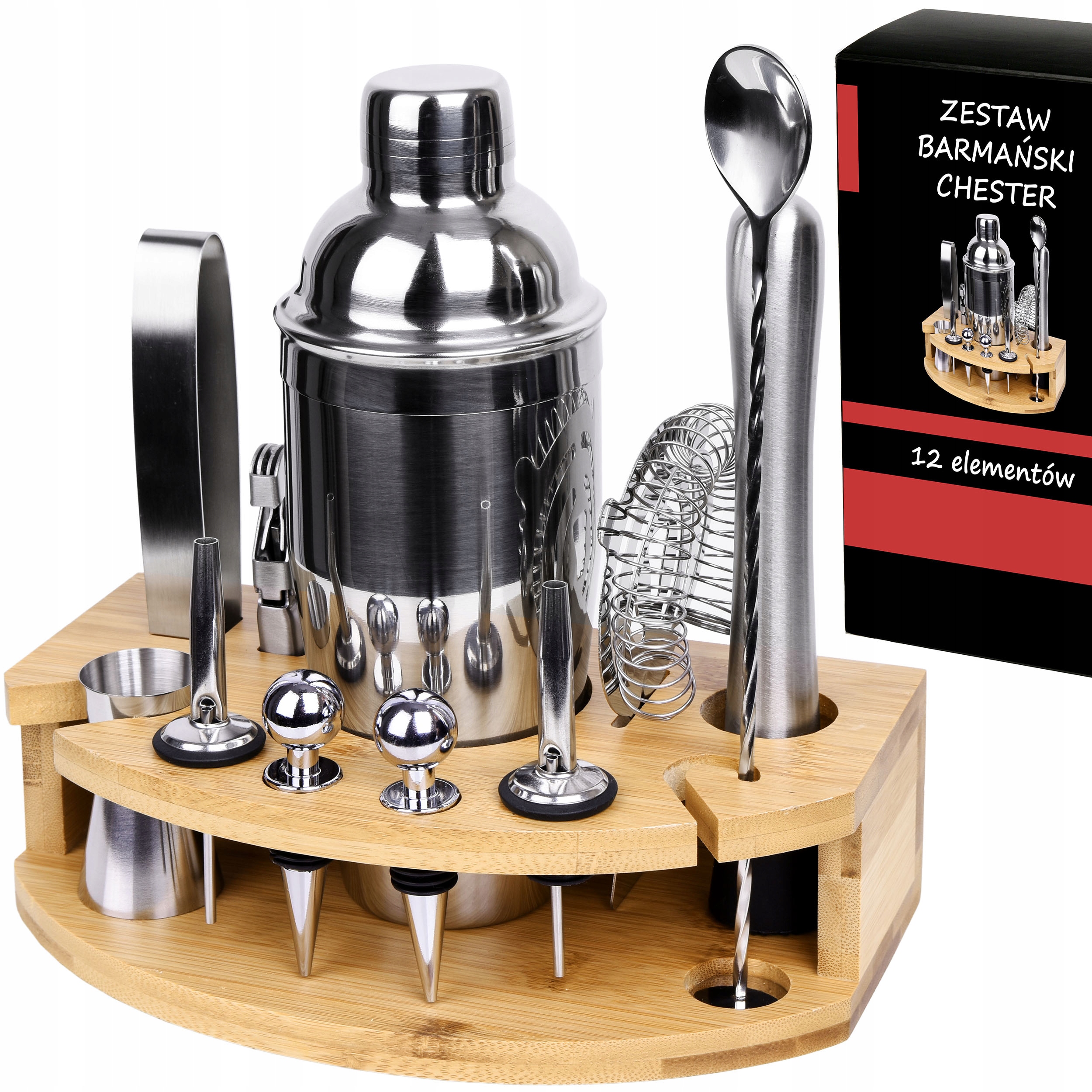 BARMANSKÝ SET NA NÁPOJE SHAKER 750 ml 12 ks.